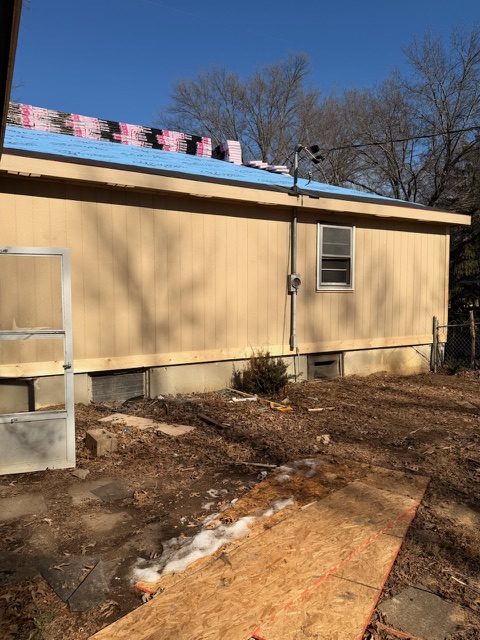 The house on the cut bank, after the work &mdash; photograph 5 of 10