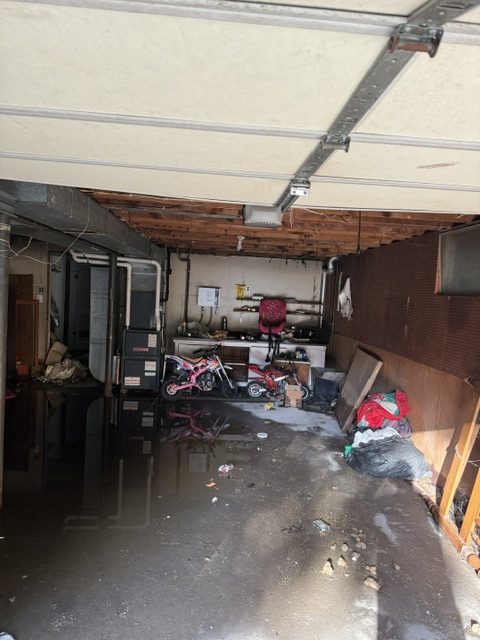 The fire at 7249, before the work &mdash; photograph 13 of 47