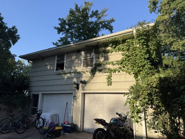 The fire at 7249, before the work &mdash; photograph 14 of 47