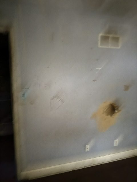 The fire at 7249, before the work &mdash; photograph 32 of 47