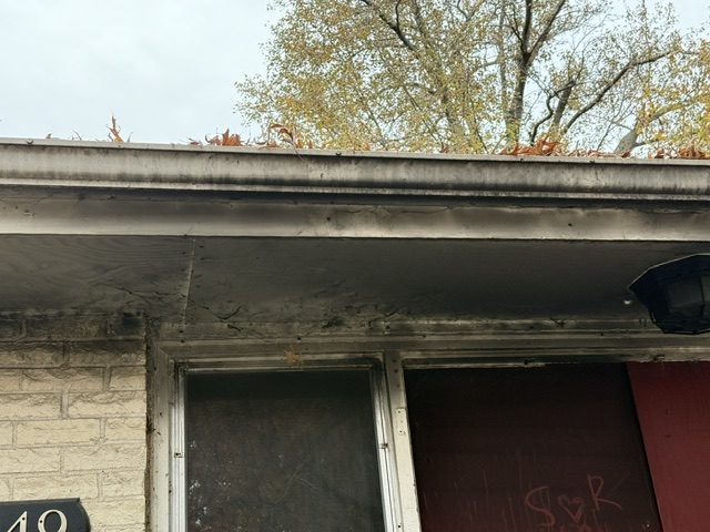 The fire at 7249, before the work &mdash; photograph 35 of 47